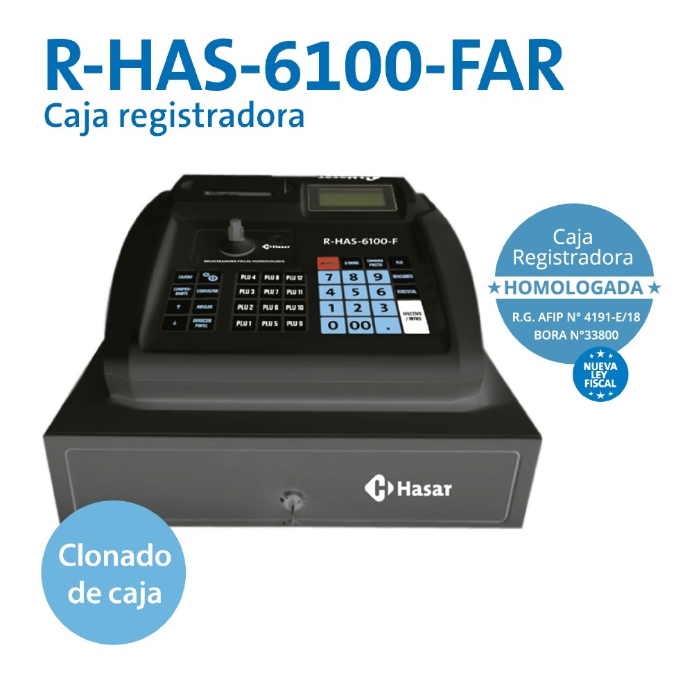 CONTROLADOR FISCAL HASAR R-HAS-6100-F NUEVA TECNOLOGIA #HAS6100