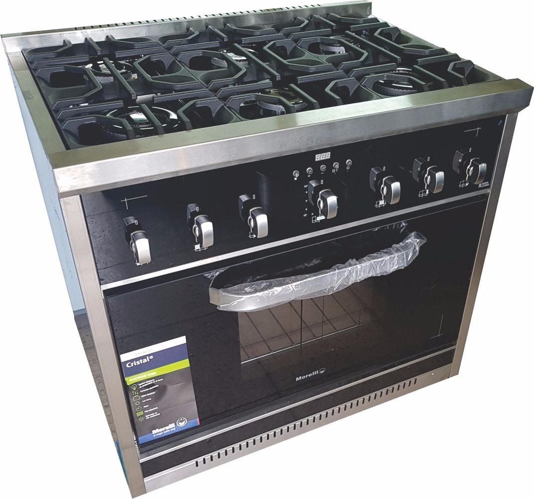 Servimec Equipamiento Comercial | Cocina Morelli Cristal 900 6  HornallasServimec Equipamiento Comercial